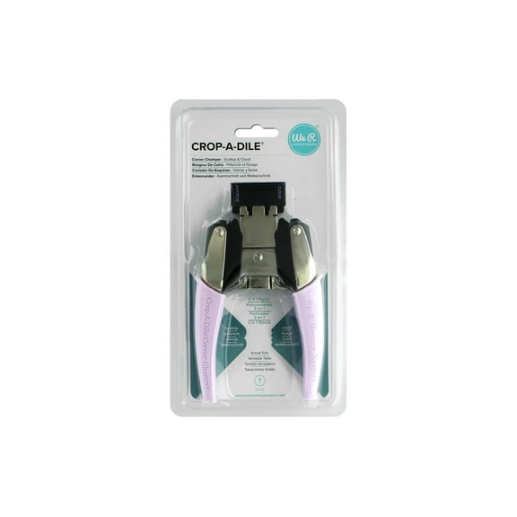 Crop-A-Dile Retro Corner Chomper Tool-Scallop & Cloud