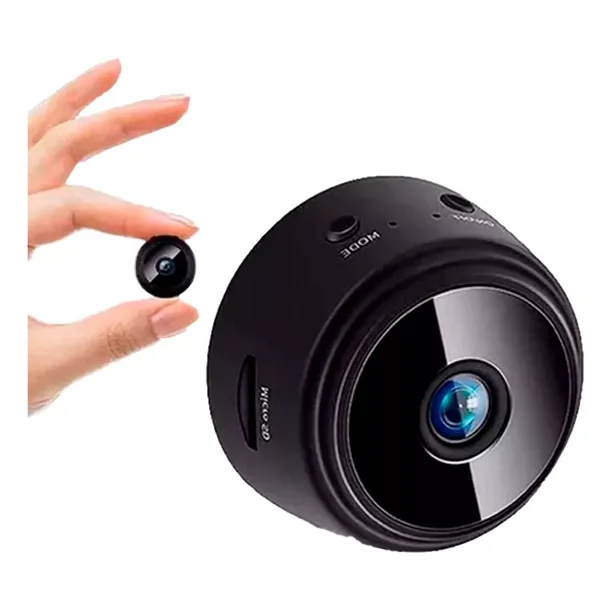 Mini Cámara Wifi Hd1080p Inalámbrica Visión Nocturna Redonda