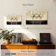 thumbnail image 3 of Elephant Stock Volume Controls For Music Wall Art - Horizontal Multi Panel Canvas - Living Room Wall Decor - Music Multi Panel - Brown And Gray Decor - 23" x 14", 3 of 4