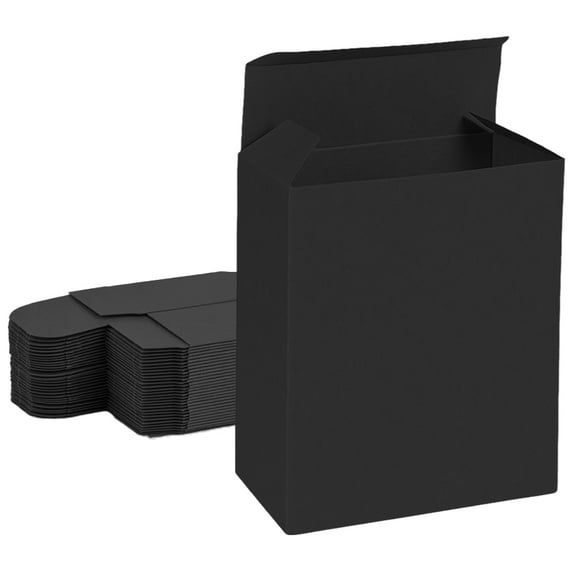 UCANPACK Black Cardboard Product Box 4 x 2¼ x 6 - 500 Pack paperboard box for product packing Black, 4x2¼x6 Shipping Boxes - Custom Made in USA