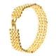 thumbnail image 1 of Brazalete de acero inoxidable Salvador Pulsera 01 Gold, 1 of 10