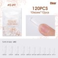 thumbnail image 1 of Jusqu'à 65 % de Réduction sur les Faux Ongles Portables Naittoop 120 Patchs Pointus, 1 of 2