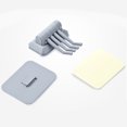 thumbnail image 3 of Ganchos adhesivos de pared para baño y cocina, sin perforaciones, resistentes, solución multifuncional para el hogar, perchero plegable giratorio de 180 caracteres como máximo, 3 of 8