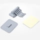 thumbnail image 3 of Perchero con ganchos plegable, multifuncional, giratorio, adhesivo para pared, sin perforaciones, resistente para el hogar, para baño y cocina, 3 of 10