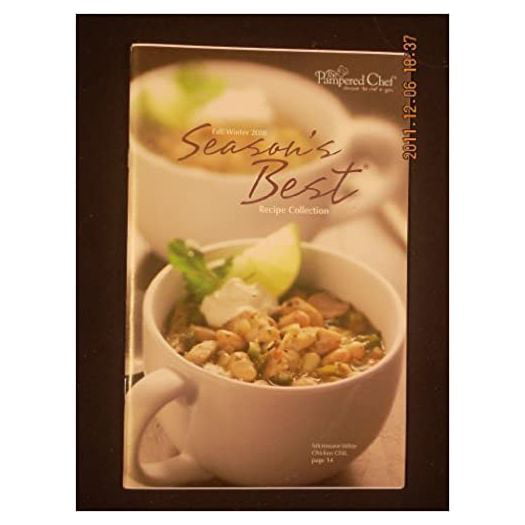 4 Pampered Chef SEASONS BEST RECIPE BOOK Spring Summer & Fall Winter 2020 & 2021 