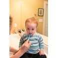 thumbnail image 3 of Dr. Brown's Infant-to-Toddler Training Soft Toothbrush Set with Pear Apple Fluoride-Free Toothpaste , Blue Elephant, 0-3 Years, 3 of 7