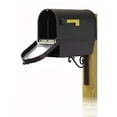 thumbnail image 4 of Special Lite Products TC-BWN-FS-2015-BLK Berkshire Curbside Mailbox with  s Paper Tube & Baldwin Front Single Mailbox Mounting Bracket - Black, 4 of 4