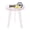 Pink, variant on ToppiJoy Acrylic Side Table, Round End Table with 3 Legs, Modern Nightstand for Living Room, Bedroom, Office (Green)