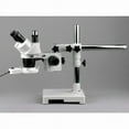 thumbnail image 3 of AmScope SW-3T24Y-FRL Trinocular Stereo Microscope, WH10x Eyepieces, 20X/30X/40X/60X Magnification, 2X/4X Objective, Sing, 3 of 4