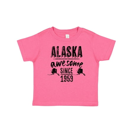 

Inktastic Alaska Awesome Since 1959 Gift Baby Boy or Baby Girl T-Shirt