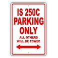 thumbnail image 1 of LEXUS IS 250C Parking Only All Others Will Be Towed Ridiculous Funny Novelty Garage Aluminum Sign 18"x24" Plate, 1 of 1