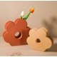 thumbnail image 2 of Florero de cerámica NQ Decoración Geométrica Naranja rojo, 2 of 4