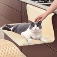 thumbnail image 1 of Fournitures pour Animaux Lit Suspendu pour Chat avec Maille pour Usage Intérieur Extérieur - Conception de Clôture de Chevet Détachable Lit Léger pour Repos Confortable, 1 of 3