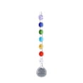 thumbnail image 1 of Solarium Window Decor & Light Diffuser Handcrafted Rainbow Crystal Pendant Chandelier, 1 of 8