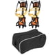 thumbnail image 1 of Crampones dentados para nieve portátiles para deportes al aire libre, pinza de hielo resistente al deslizamiento, 10, 1 of 10