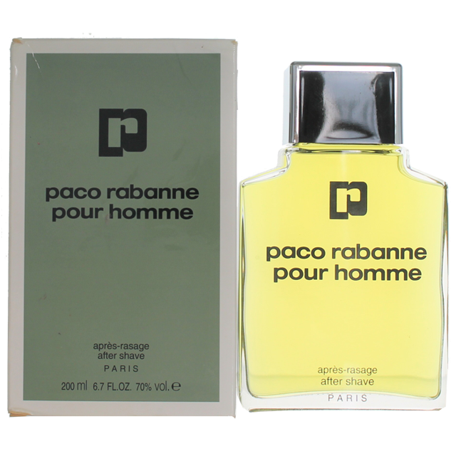 Paco Rabanne Pour Homme (Vintage box) By Paco Rabanne For Men After Shave Splash 6.7oz 200ml