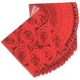 thumbnail image 3 of Servilletas de papel desechables con estampado de rosas rojas de 33 x 33 cm, 20 hojas, suministros para fiestas de San Valentín., 3 of 8