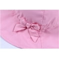 thumbnail image 6 of Huowey Baby Girls Sun Hats Toddler Beach Hats With Upf 50+ Protective Infant Summer Hat With Bow Wide Brim Baby Girls Safari Hat,Pink,6-12 Months, 6 of 6