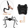 thumbnail image 4 of HUASHENG Halloween Géant Grand Pliable Poilu Effrayant Décorations Halloween Extérieur Cour, 4 of 5
