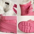 thumbnail image 4 of Boys Girls Kids Warm Snow Boots Mid Height Thick Fleece Waterproof Cotton Shoes For Winter, 4 of 4