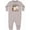 AC-Heather Grey, variant on Future Bookworm Like My Mom Baby Fleece Romper
