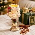 thumbnail image 3 of Christmas Heirloom Candle Holder, Rustic Resin Santa Claus Candlestick, Vintage Holiday Tealight Decor for Fireplace Mantel, Dining Table, Shelf and Christmas Home Display, 3 of 9