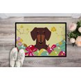 thumbnail image 2 of Carolines Treasures BB6131JMAT 24 x 36 in. Easter Eggs Dachshund Chocolate Indoor or Outdoor Mat, 2 of 4