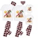 thumbnail image 1 of Pijamas familiares a juego de Navidad en julio, conjuntos de pijamas blancos, 1 of 3