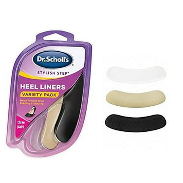 Dr. Scholl's Stylish Step Heel Liner Variety Pack, 3 Pair, 3 Pack