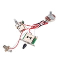 thumbnail image 1 of Guitar Wiring Harness Set, Wiring Harness Kit, Low-noise 3 Way 12pcs Prewired Easy To Install, Pickups Maintenance Electric Guitars For Switch Connection, 1 of 8