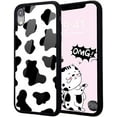 thumbnail image 1 of Idocolors Case for iPhone 11,Cute Design Soft TPU Bumper&Aluminum Hard Back Shockproof Anti-Fall Protective Cover,Exquisite Cow Pattern Girly Cases for iPhone 11 6.1 inch 2019, 1 of 6