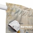thumbnail image 4 of Swag Valance Curtains for Windows, Daisy Spring Floral Light Filtering Kitchen Curtains with Rod Pocket, Farmhouse Botanical Bees Elegant Window Treatment Valances for Living Room, 36x45 - 2 PCS, 4 of 9