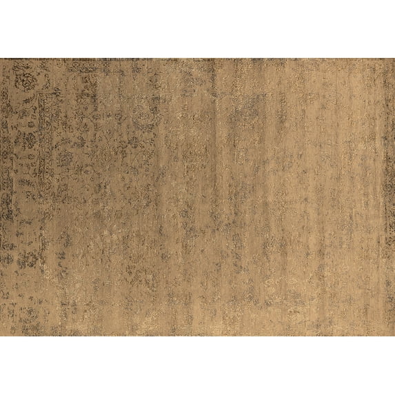 Ahgly Company Indoor Rectangle Oriental Brown Industrial Area Rugs, 2' x 4'