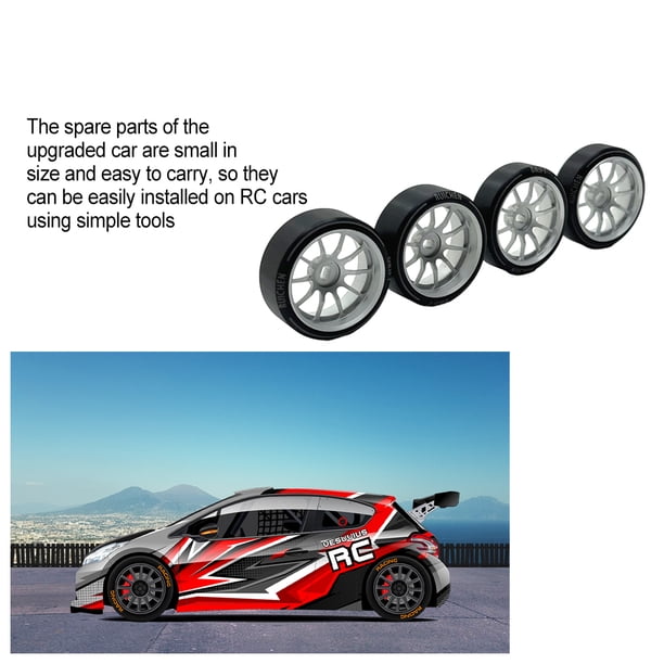 sharprepublic 4pcs Pneus De Roue pour WLtoys K969 K989 P929 1/28 RC Drift Racing Pièces De Voiture