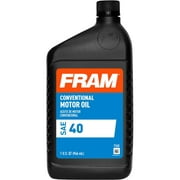 FRAM Conventional 40W-Heavy Duty Conventional Motor Oil -  Turbo Approved - 1 quart bottle , sold by bottle