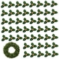thumbnail image 4 of MODANU Christmas Holly Berries Picks, 40Pcs Faux Berry Holly Leaves Artificial Holly Berry Branches Christmas Wreath Fillers for Christmas DIY Garland Wreath Ornaments, Gold, 4 of 7