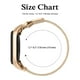 thumbnail image 2 of Juego de 2 correas magnéticas metálicas para Mi Band 7, 6, 5, 4 y 3, correas de reloj inteligentes ajustables de acero inoxidable para mujer, hombre, deporte y trabajo, 2 of 7