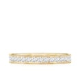thumbnail image 4 of Rosec Jewels Moissanite Eternity Wedding Band for Women - D-VS1 Grade Certified - Ready to Gift, 10K Yellow Gold, US 10.50, 4 of 8