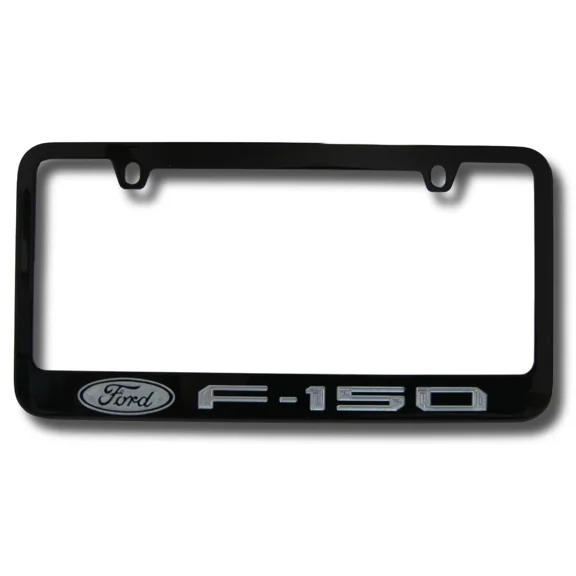 Ford F150 Engraved Solid Metal Black License Plate Frame Official Licensed