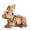 Yellow, variant on 288PCS 3D Wooden Rabbit Puzzle Model, DIY Mechanical Bunny Assembly Kit, Wind-Up Jumping Desktop Ornament Craft Building Set(Yellow)