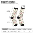 thumbnail image 2 of KLL Rose Flowers Print Cool Socks Men's Women's Crew Socks Funny Crazy Novelty Stockings, 2 of 6