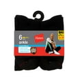 thumbnail image 2 of Men's Big and Tall ComfortBlend� Ankle Socks 6-Pack - Black - 43083, 2 of 2