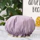 thumbnail image 1 of Gorro de ducha de doble capa engrosado, gorro para secar el cabello, gorro de ducha impermeable de poliéster y algodón bronceador para mujer, gorro de ducha para adultos de PEVA, gorro de ducha para, 1 of 6