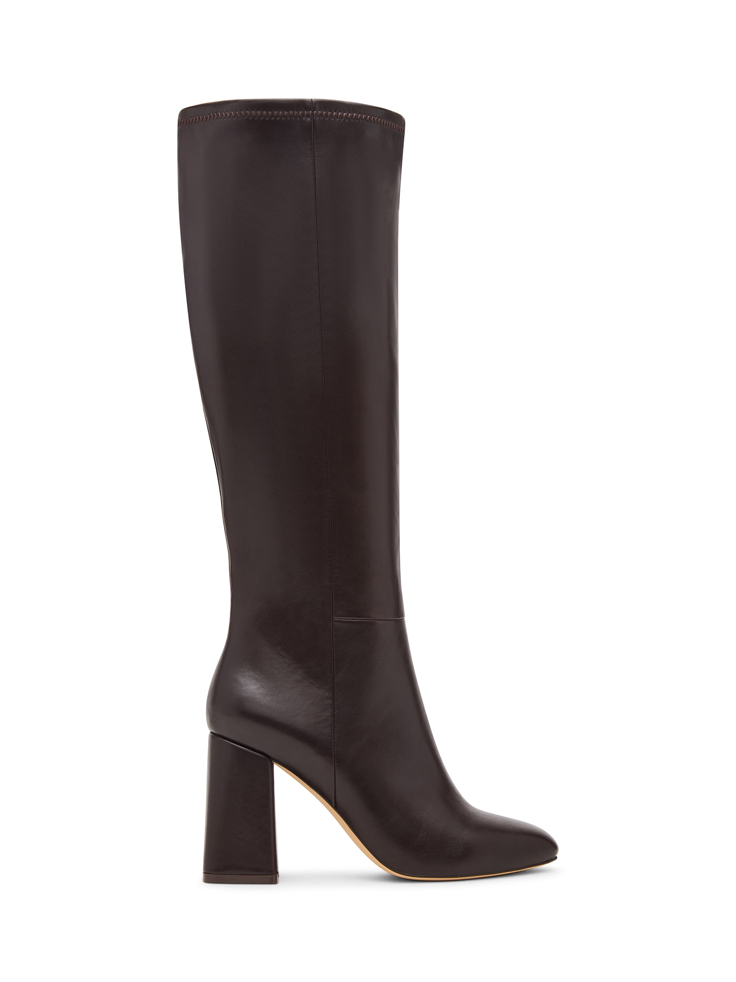 Madden Girl Women's Wesley Block Heel Tall Shaft Boot (Wide Calf Available)