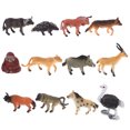 thumbnail image 3 of 12pcs Animals Figures Toys Realistic Miniature Wild African Animal Models, 3 of 9