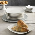 thumbnail image 3 of Gibson Home Zen Buffet 8-Piece Dinner Plate Set - White, 3 of 6