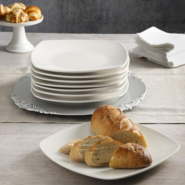 Classic White 36 Piece Dinner Set For 8