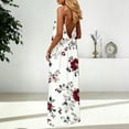 thumbnail image 6 of Aimik Summer Cami Maxi Dress for Women Stylish Print Loose Straight Beach Maxi Dress Full Length Oversized Fit Dress, 6 of 6