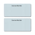 thumbnail image 2 of DYNWAVECA Elliptical Treadmill Mat 6mm Thick Shock Absorbing under Exercise Bike Training Pad Exercise Mat Hardwood Floor Carpet 2PCS, 2 of 8