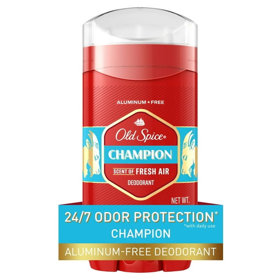 Old Spice Aluminum Free, Men's Deodorant Invisible Solid Stick, Champion Scent, 3.0 oz